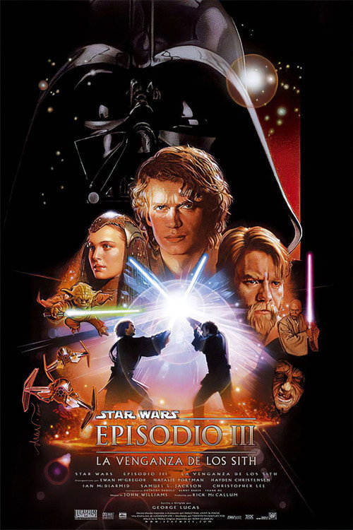 Póster de Episodio III — La venganza de los Sith