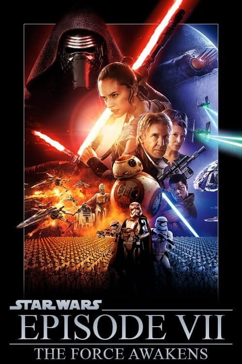 Plakat for Episode VII – The Force Awakens