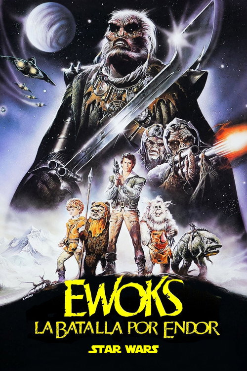 Póster de Ewoks: La batalla por Endor