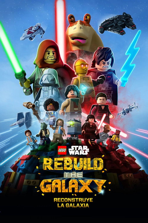 Póster de LEGO Star Wars: La reconstrucción de la galaxia