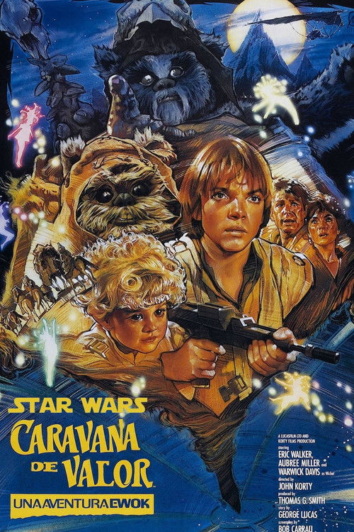 Póster de La aventura de los Ewoks (Caravana del valor)