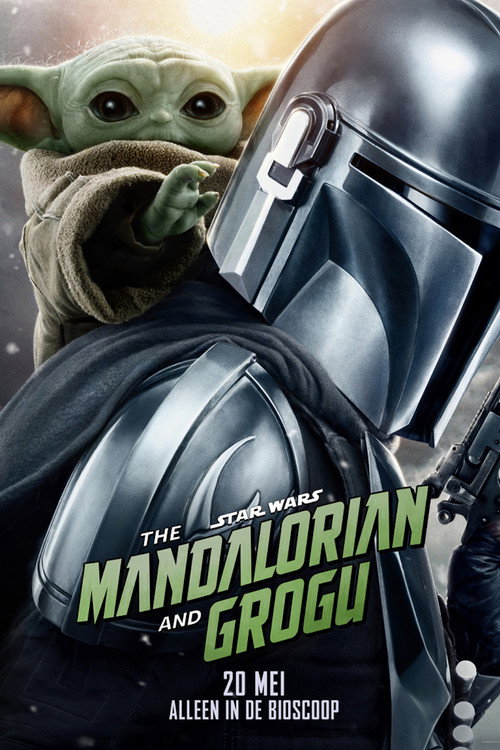 Poster van De Mandalorian en Grogu