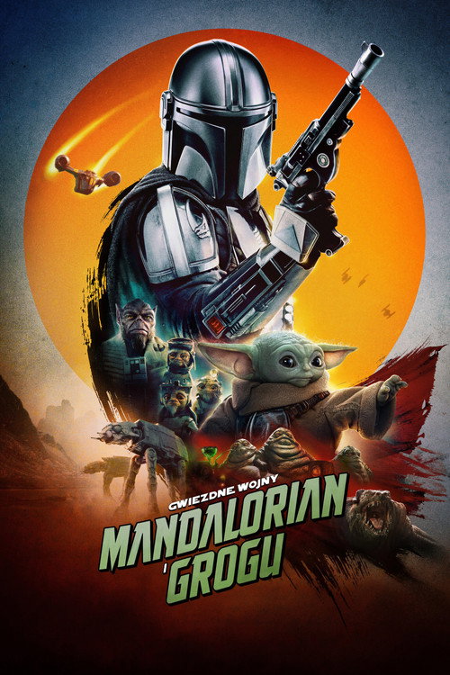 Plakat: Mandalorian i Grogu